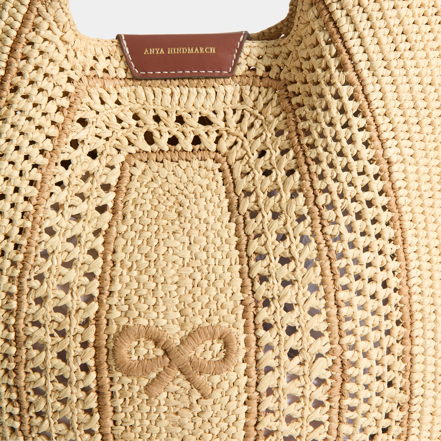 Raffia Bow Hobo Bag - Image 4