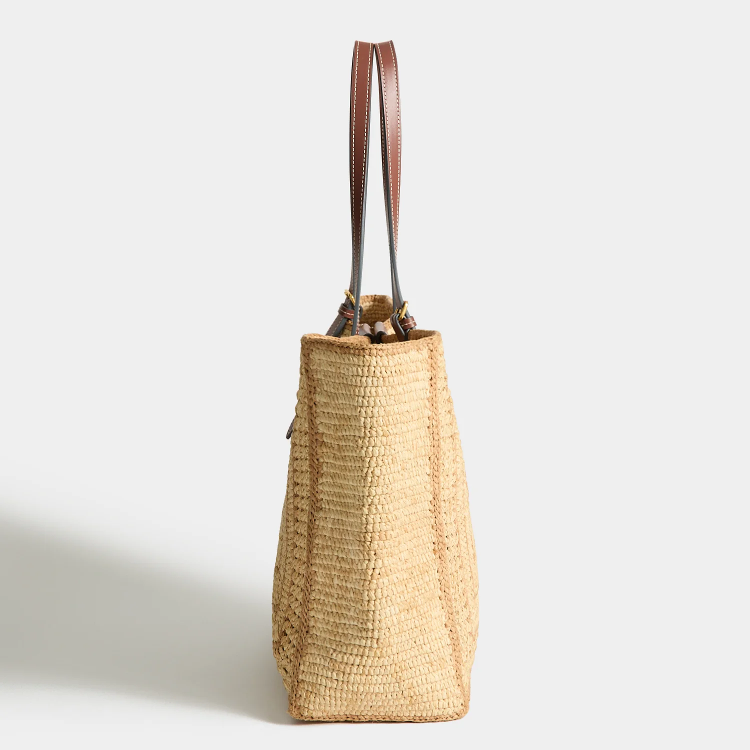 Raffia E/W Bow Tote - Image 3