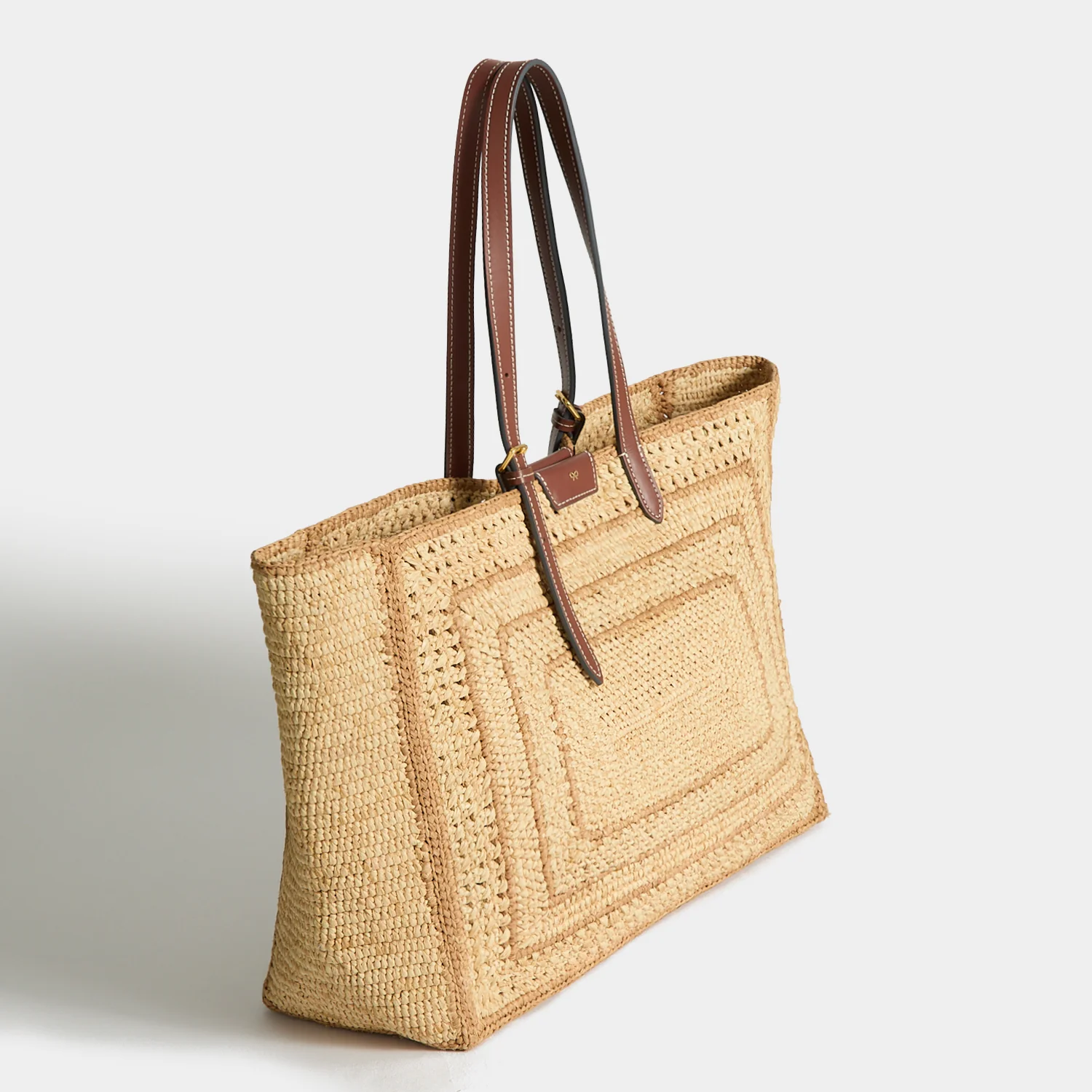 Raffia E/W Bow Tote - Image 5