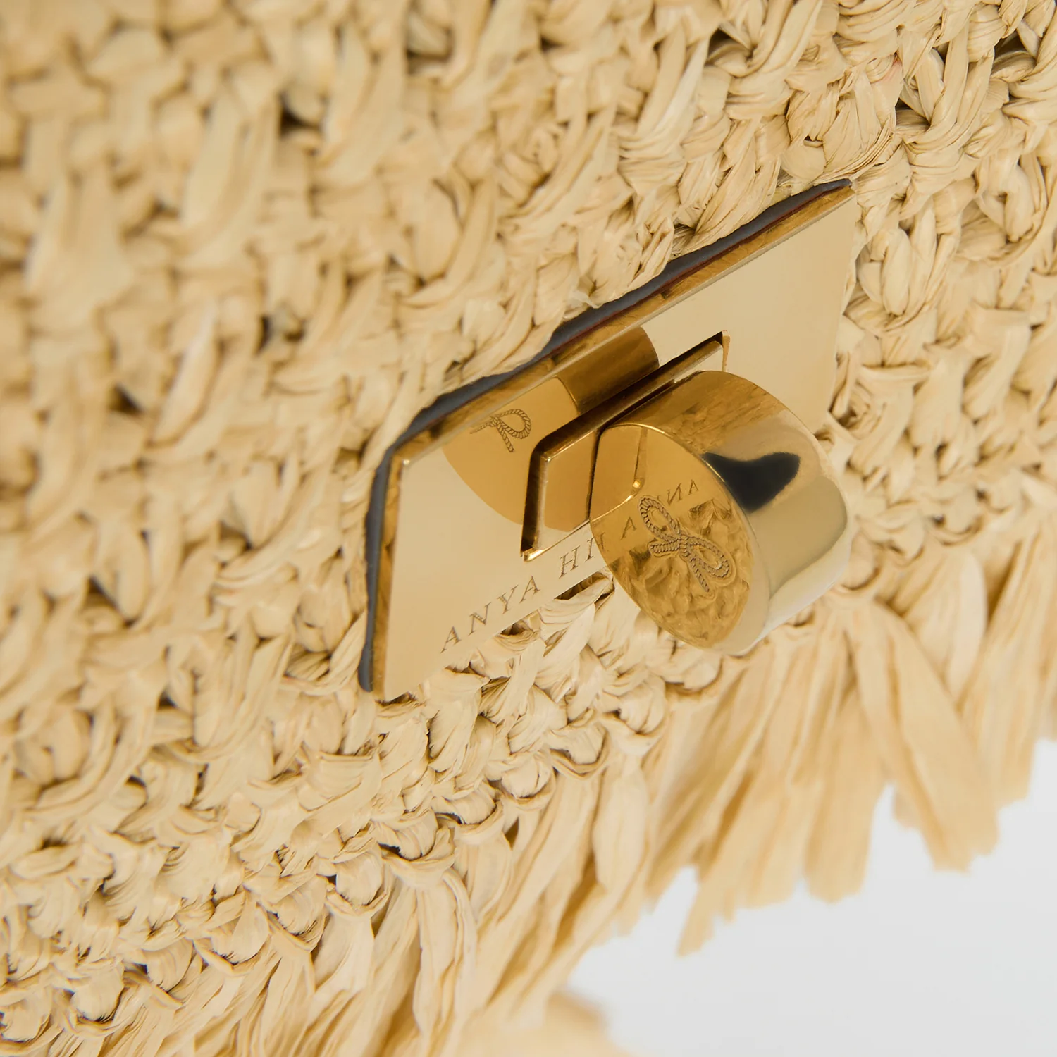 Raffia Cross-body Phone Pouch - Image 4