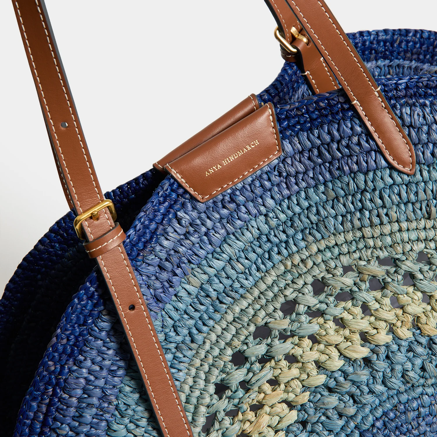 Raffia Round Bow Tote - Image 4