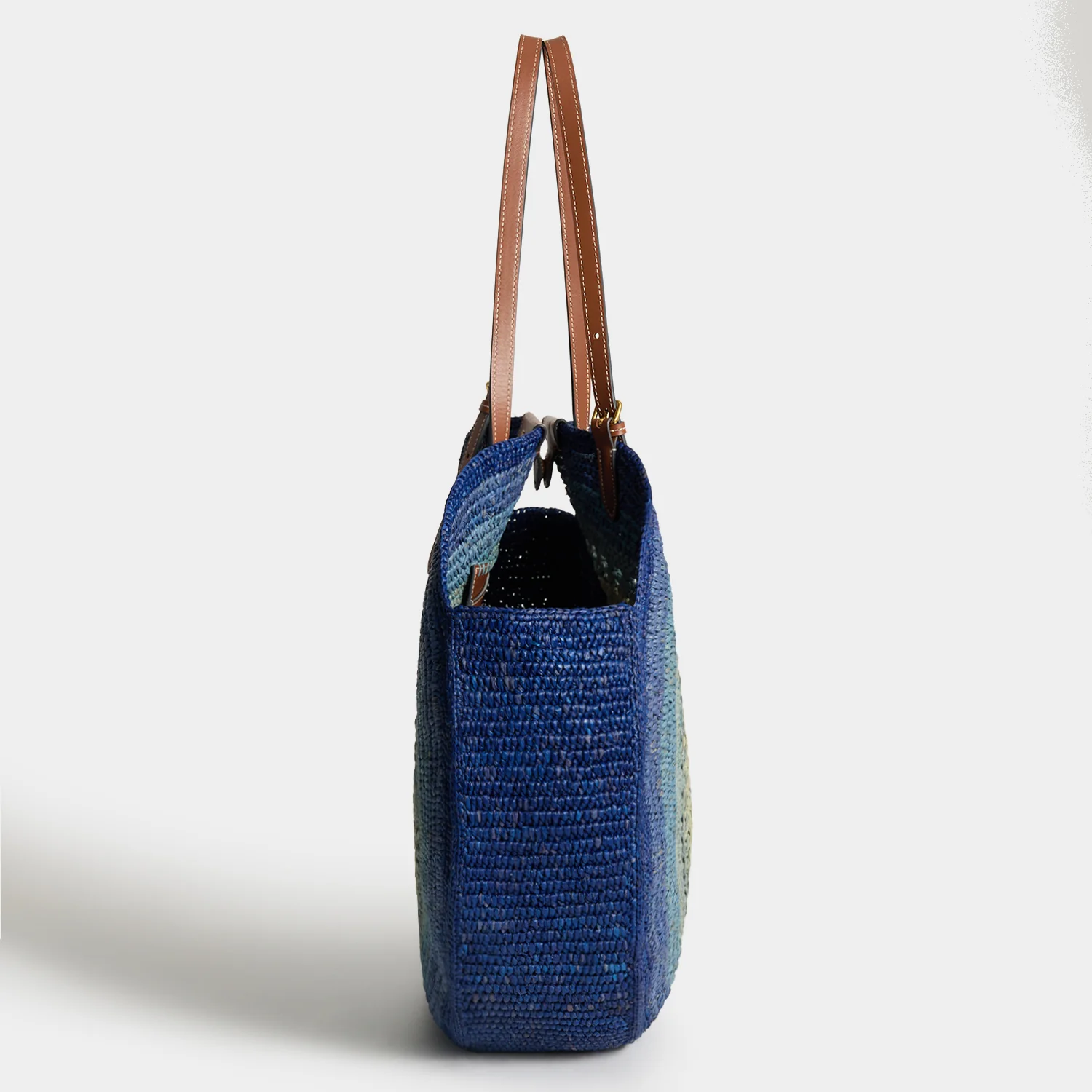 Raffia Round Bow Tote - Image 5