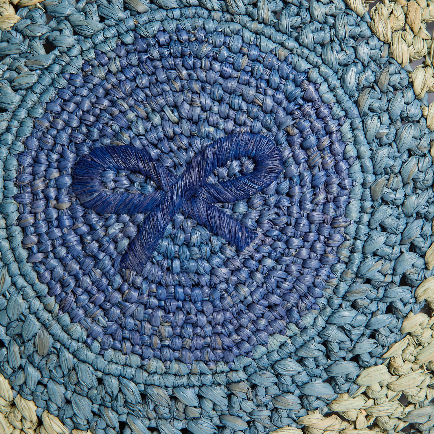 Raffia Round Bow Tote - Image 6