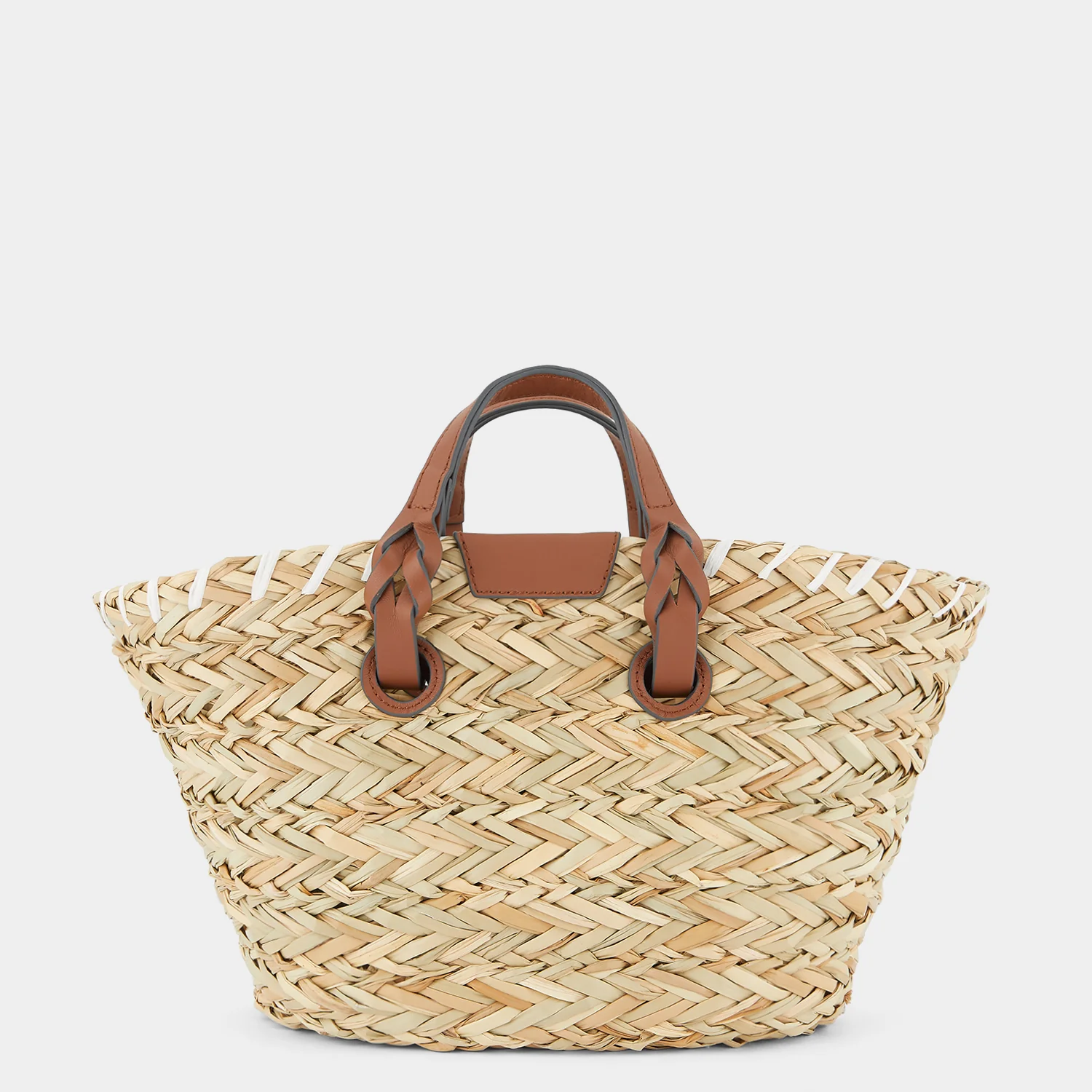 Small Paper Eyes Basket Bag - Image 5